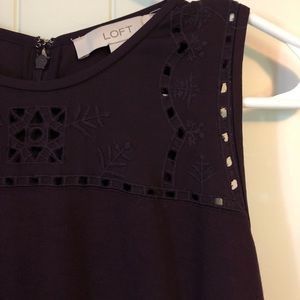 LOFT Plum Purple Dress